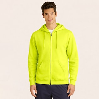 Gildan Heavy Blend Zip Hooded Sweat - safety green