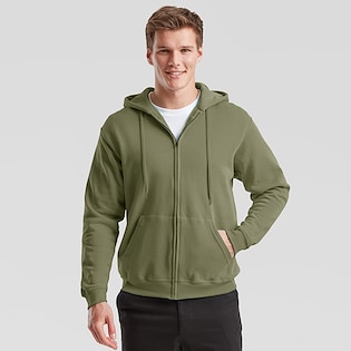 Fruit of the Loom Classic Hooded Sweat Jacket - classic olive