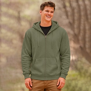 Fruit of the Loom Premium Hooded Sweat Jacket - classic olive