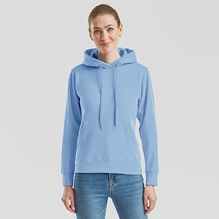 Fruit of the Loom Lady-Fit Classic Hooded Sweat - sky