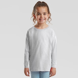 Fruit of the Loom Kids Valueweight Long Sleeve T