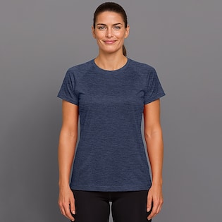 Tee Jays Ladies Cooldry Tee - navy melange