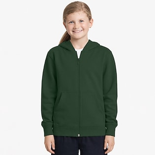 Neutral Kids Zip Hoodie - bottle green