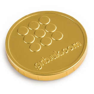 Schokoladenmünze Monetas, 36 mm