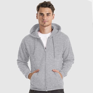 B&C Zip Hoodie ID.205 50/50 - heather grey