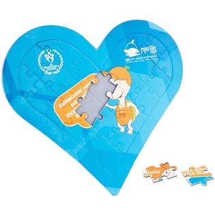 Puzzle Heart, 19 x 20 cm