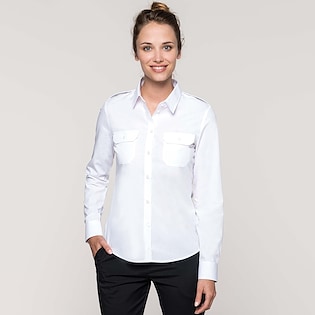 Kariban Ladies´ Long-Sleeved Pilot Shirt