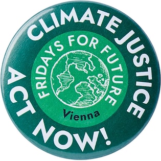 Werbe-Button Bio Clip 56 mm