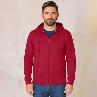 Elevate Ruby Men´s Recycled Hoodie - red