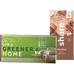 Schokoladentafel Share Scarlett, 100 g