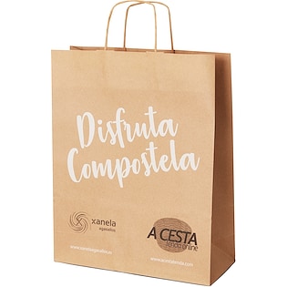 Papiertüte Tango Brown 40 x 32 x 12 cm