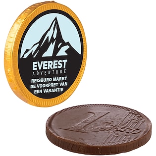 Schokoladenmünze Europa, 38 mm