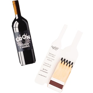 Streichholzbriefchen Bordeaux