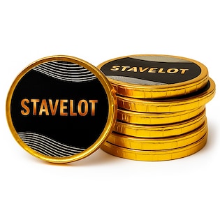 Schokoladenmünze Stavelot, 40 mm