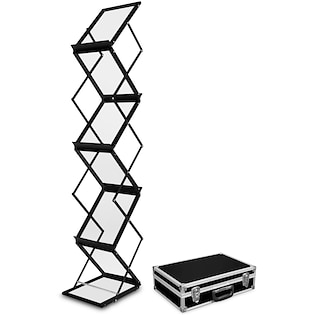 Prospektständer Flex Black Suitcase