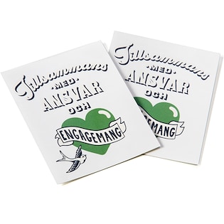 Wassertattoo Solo 75 x 63 mm